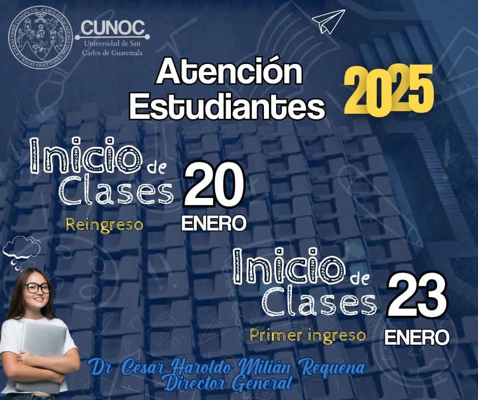 Inicio de clases primer semestre 2025