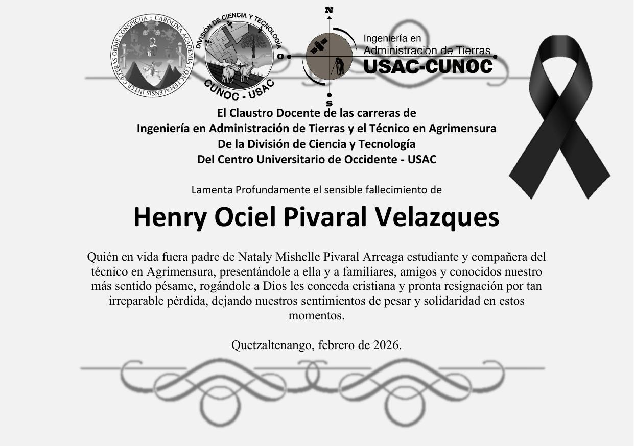 Esquela Henry Pivaral
